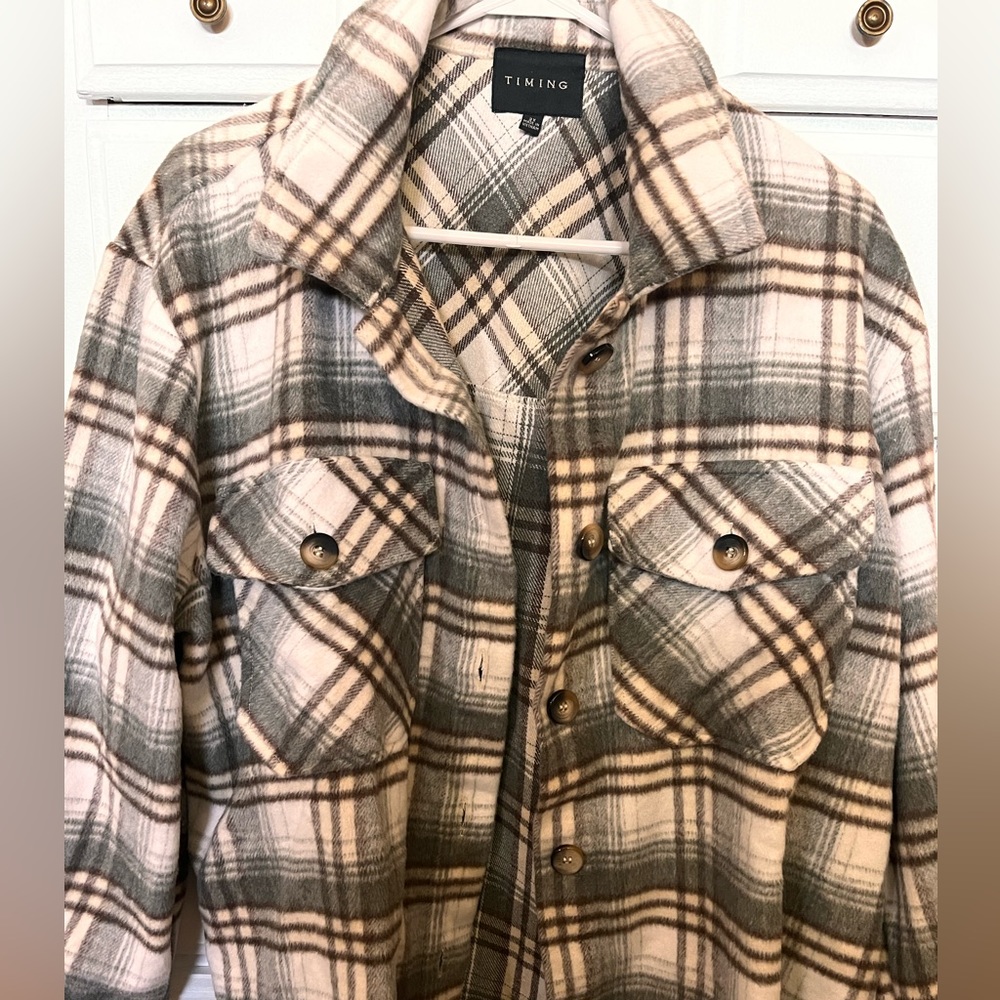 Flannel coat